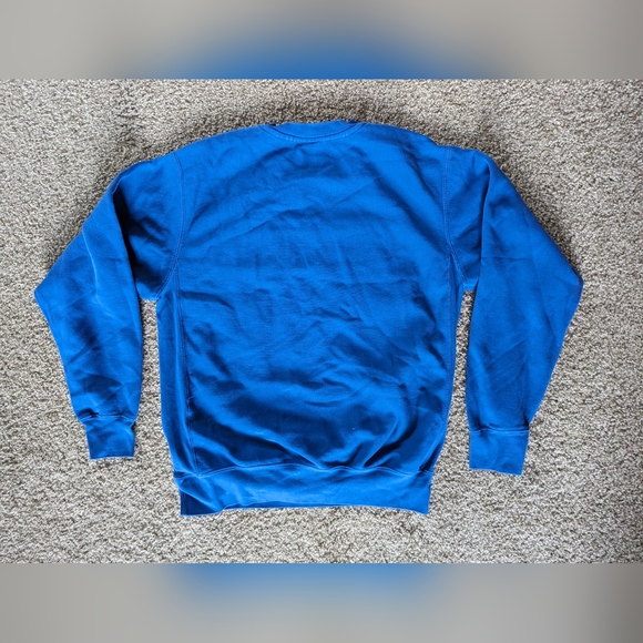 Vintage University of Delaware Crewneck Blue 90s College Pro Weave Sweatshirt M - Picture 11 of 11